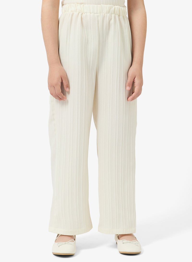 Pinata White Strappy Frill Top and Pants Set - Image 4